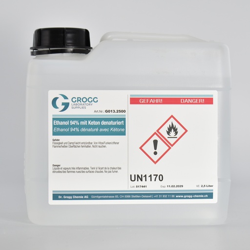 [G013.2500] Ethanol 94% dénaturé avec Kétone