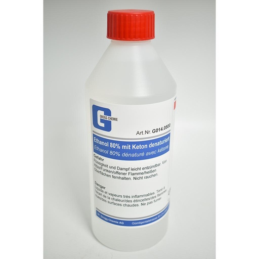 [G014.0500] Ethanol 80% mit Keton denaturiert