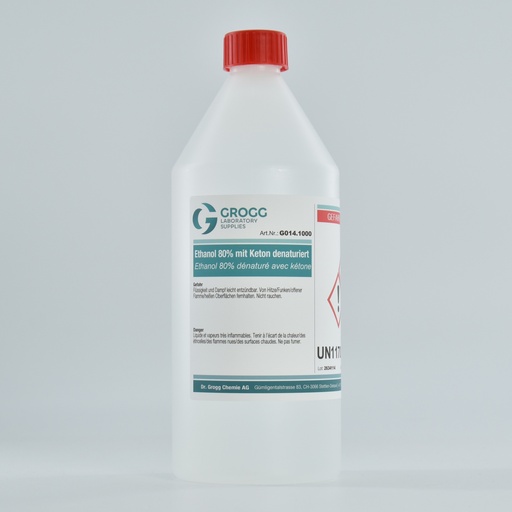 [G014.1000] Ethanol 80% denatured with ketone