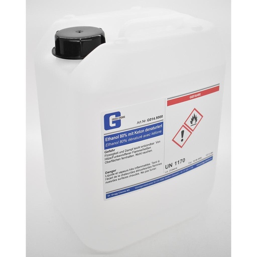 [G014.5000] Etanolo 80% denaturato con chetone