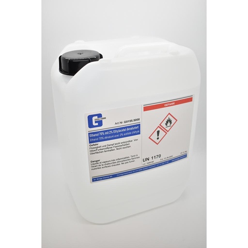 [G0155.5000] Ethanol 70% denatured with 2% ethyl acetate