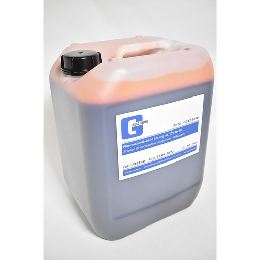 [G242.9010] Solution de fluorescéine sodique à 10% environ techn.