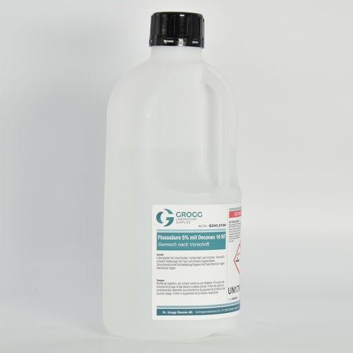 [G243.2100] Hydrofluoric acid 5% with Deconex 16 NT