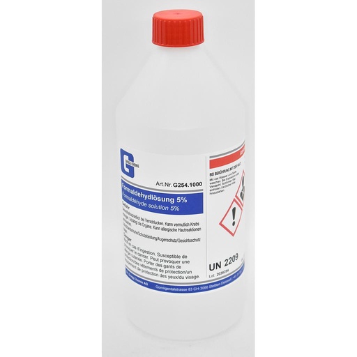 [G254.1000] Formaldéhyde solution 5%