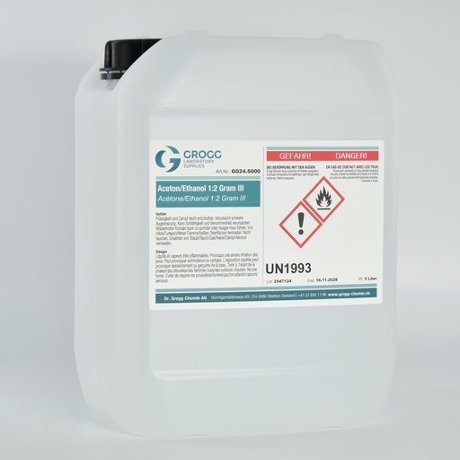 [G024.5000] Acetone/Ethanol 1:2 Gram III