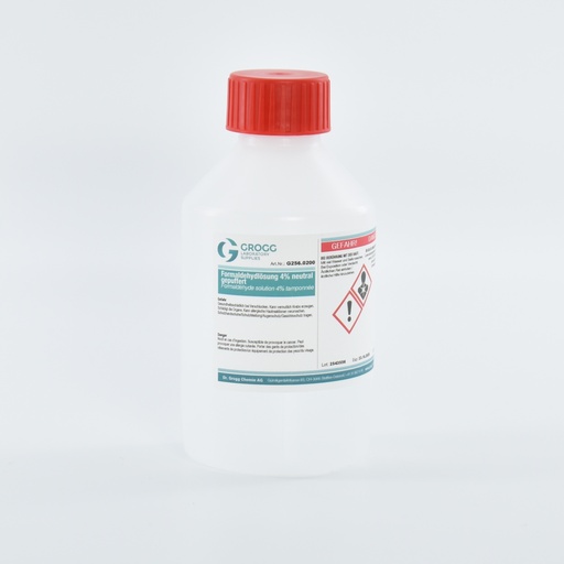 [G256.0200] Formaldehyde solution 4% neutral buffered