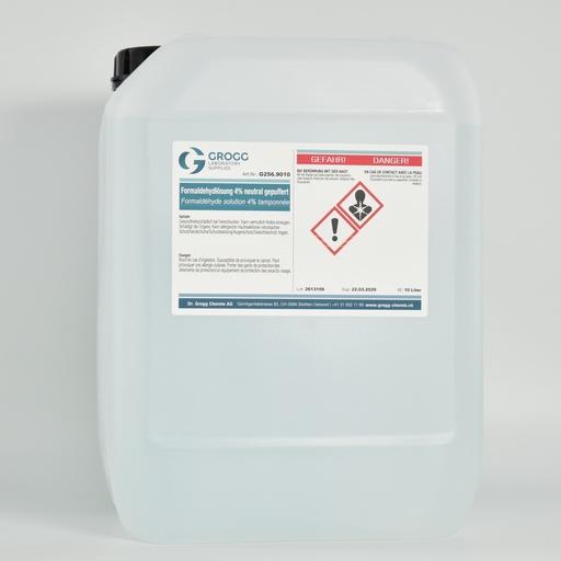[G256.9010] Soluzione di formaldeide 4% a tampone neutro