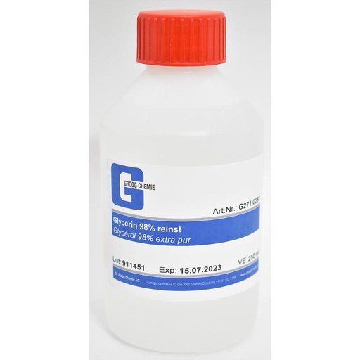 [G271.0250] Glycérine 98% extra pure