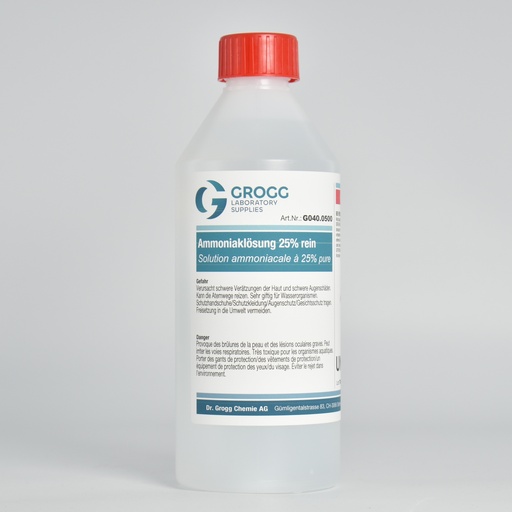 [G040.0500] Ammonia solution 25% pure
