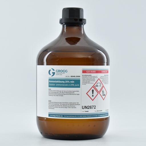 [G040.2500] Solution d'ammoniaque pure à 25%