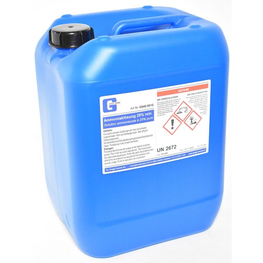 [G040.9010] Solution d'ammoniaque pure à 25%