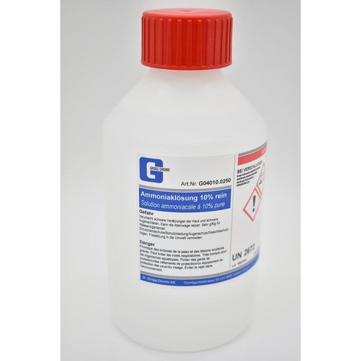 [G04010.0250] Ammonia solution 10% pure