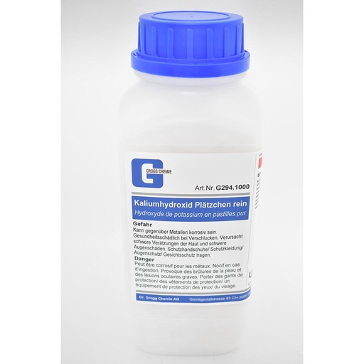 [G294.1000] Kaliumhydroxid Plätzchen rein
