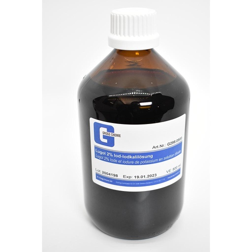 [G298.0500] Lugol 2% Iod-Iodkalilösung