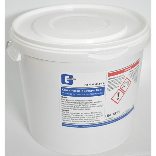 [G311.5000] Hydroxyde de potassium en écailles techn. 