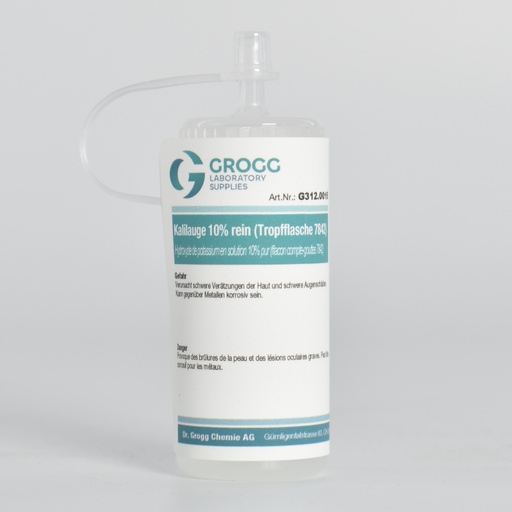 [G312.0015] Solution d'hydroxyde de potassium 10% pur (flacon compte-gouttes 7842)