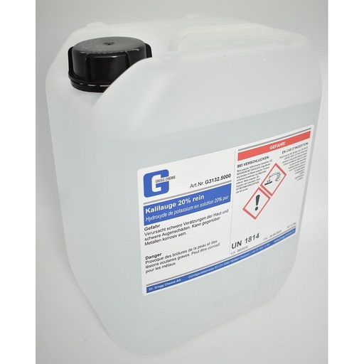 [G3132.5000] Hydroxyde de potassium en solution 20% pur