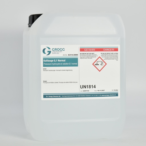 [G314.5000] Idrossido di potassio soluzione 0,1 Normale