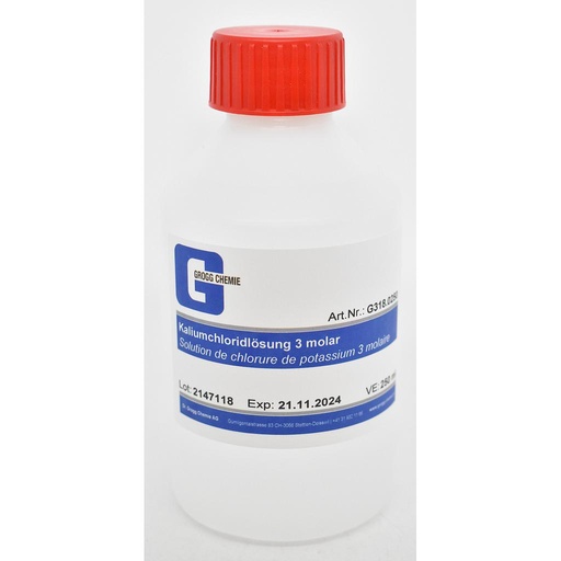 [G318.0250] Solution de chlorure de potassium 3 molaires