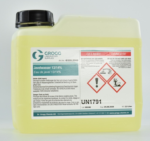 [G320.2500] Javel water 13/14%
