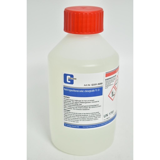 [G331.0250] Natrii hypochlorosi solut. chirurgicalis 1% Cl