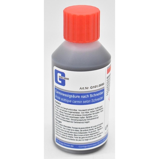 [G101.0050] Carmine acetic acid according to Schneider