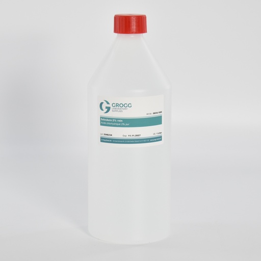 [G834.1000] Acide chlorhydrique 2% pur