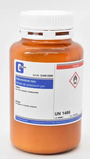 [G345.0250] Nitrate de potassium pur