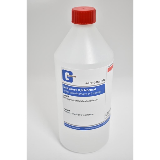 [G852.1000] Salzsäure 0,5 Normal