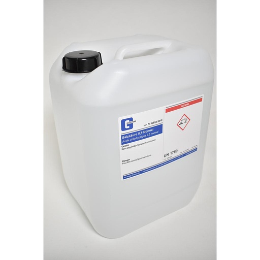 [G852.9010] Acide chlorhydrique 0,5 normal
