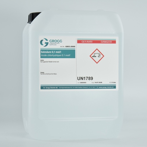 [G853.5000] Acide chlorhydrique 0,1 mol/l