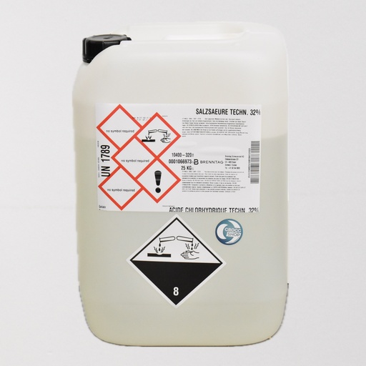 [G860.9025KG] Hydrochloric acid 32% techn.