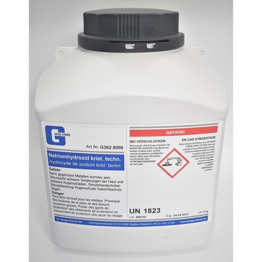 [G362.5000] Sodium hydroxide cryst. techn.