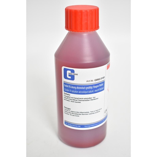 [G892.0100] Sudan III solution alcoolique saturé, réactif Wallart