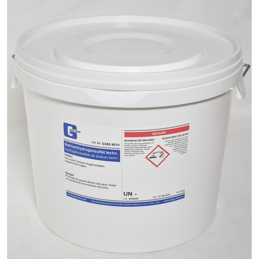 [G365.9010] Hydrogénosulfate de sodium techn.
