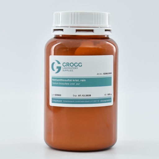 [G366.0500] Cristallo di tiosolfato di sodio puro