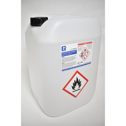 [G905.9025] Terpentinersatz, Sangayol (Diese Ware wurde zu einem begünstigten Satz versteuert; sie darf daher nicht als Treibstoff verwendet werden. Widerhandlungen werden nach dem Mineralölsteuergesetz geahndet)