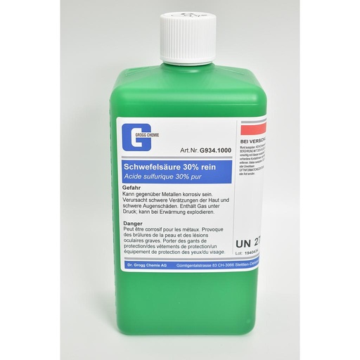 [G934.1000] Acido solforico 30% puro