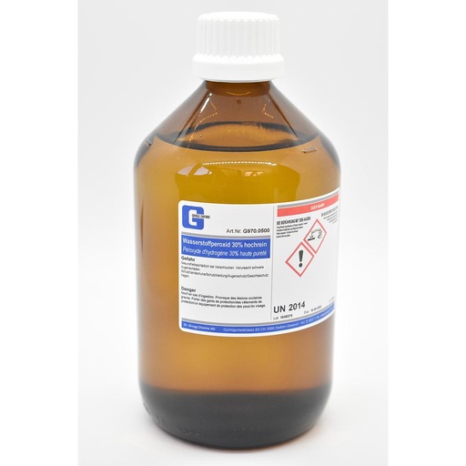 [G970.0500] Peroxyde d'hydrogène 30% haute pureté