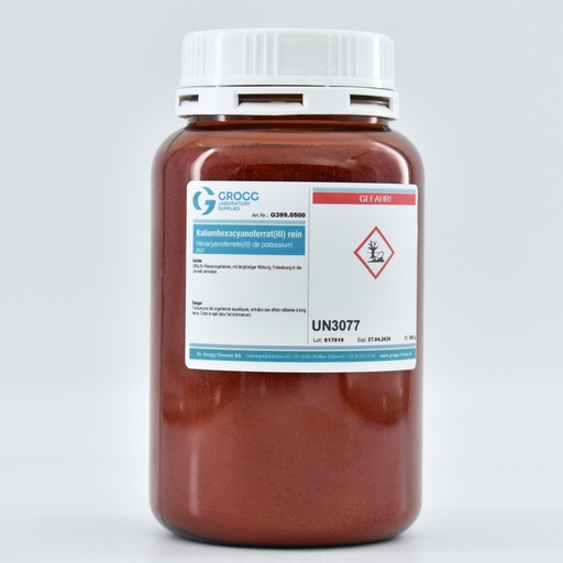 [G399.0500] Kaliumhexacyanoferrat(III) rein