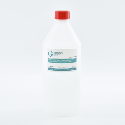 [G972.1000] Peroxyde d'hydrogène 3% extra pur (Tenir au frais)