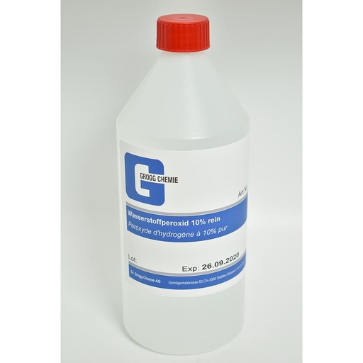 [G974.1000] Perossido di idrogeno 10% extra puro (Conservare fresco)