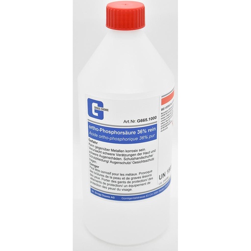 [G665.1000] Acido ortofosforico 36% puro