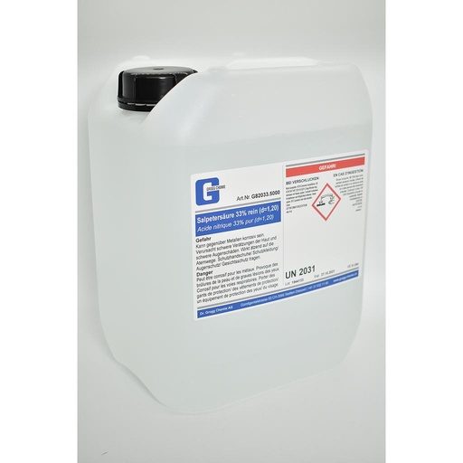 [G82033.5000] Acido nitrico 33% puro (d=1,20)