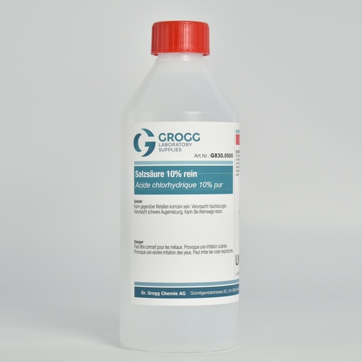 [G830.0500] Acide chlorhydrique 10% pur