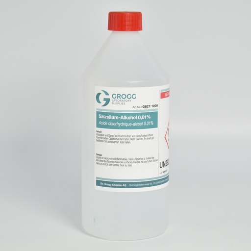 [G827.1000] Hydrochloric acid-alcohol 0.01%