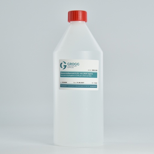[G969.1000] Wasserstoffperoxid 0,3% reinst (Kühl lagern)