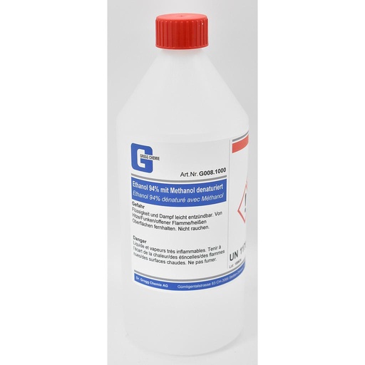 [G008.1000] Ethanol 94% mit Methanol denaturiert