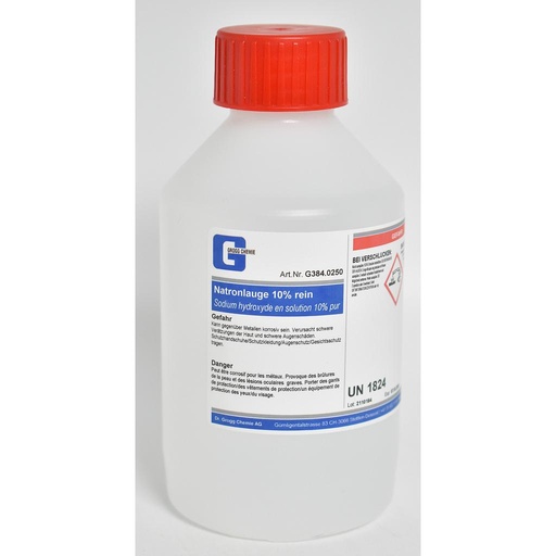 [G384.0250] Sodium hydroxyde en solution 10% pur