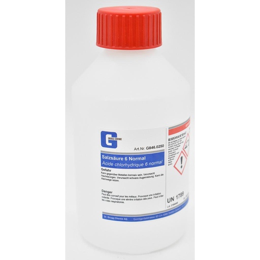 [G846.0250] Salzsäure 6 Normal